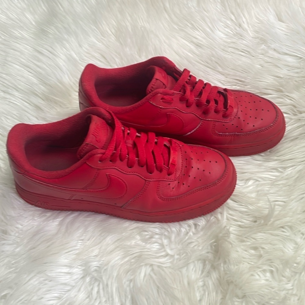 Red Nike Air Force 1’s